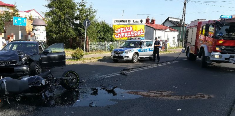 Tragiczny wypadek na Kutnowskiej. Nie żyje motocyklista - Zdjęcie główne