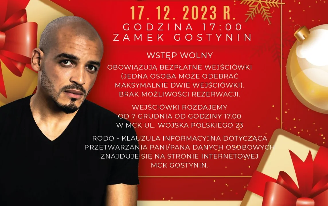 Grudniowy koncert w Gostyninie. Przyjedzie zwycięzca "The Voice of Poland" - Zdjęcie główne