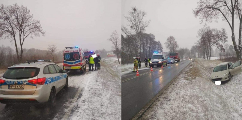 Auto w rowie. Jechało nim troje dzieci [FOTO] - Zdjęcie główne