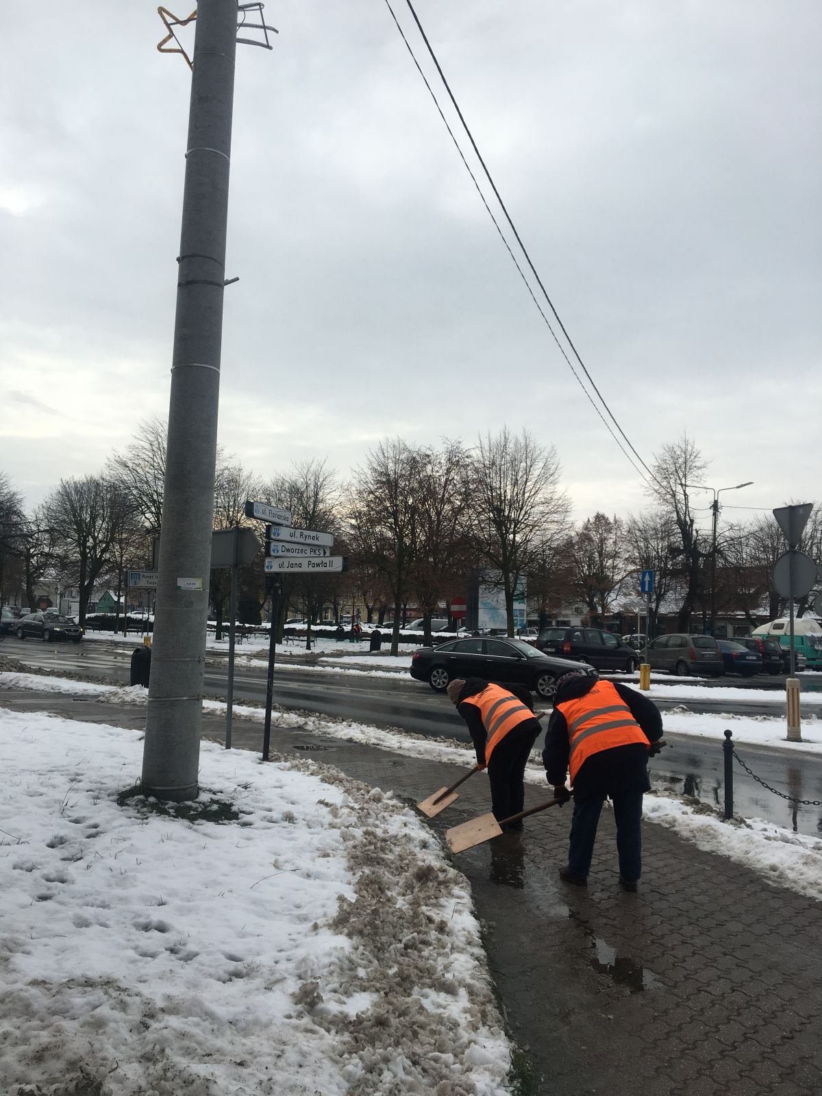 Akcja Zima na gostynińskich ulicach.