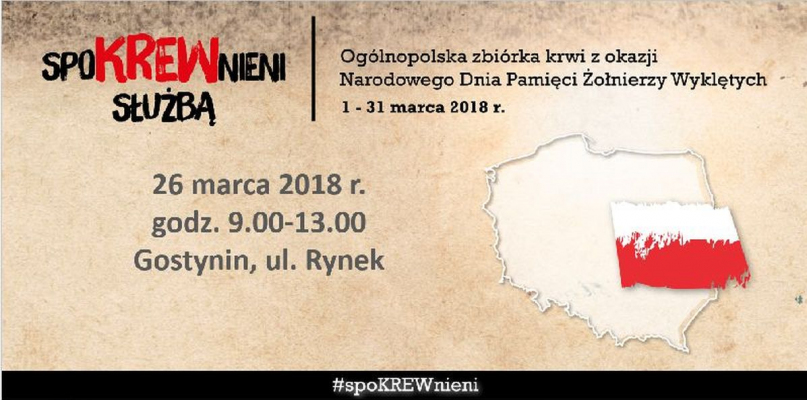 Oddaj krew – bądź „spoKREWniony”  - Zdjęcie główne