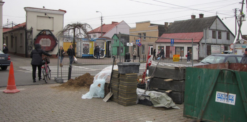 Remont przejścia dla pieszych w centrum miasta - Zdjęcie główne