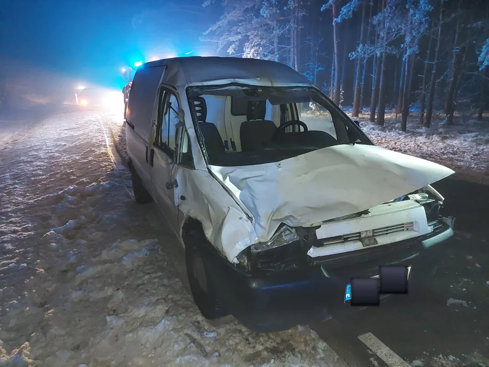 Zderzenie osobówki z łosiem. Auto zostało kompletnie zniszczone - zwierzę nie przeżyło - Zdjęcie główne