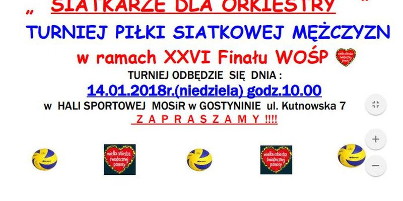 WOŚP na sportowo. Na MOSiR-ze zagrają w siatkówkę - Zdjęcie główne