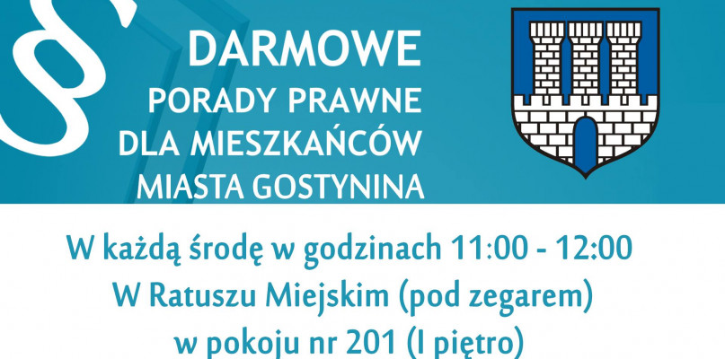 Bezpłatne porady prawne w Ratuszu - Zdjęcie główne