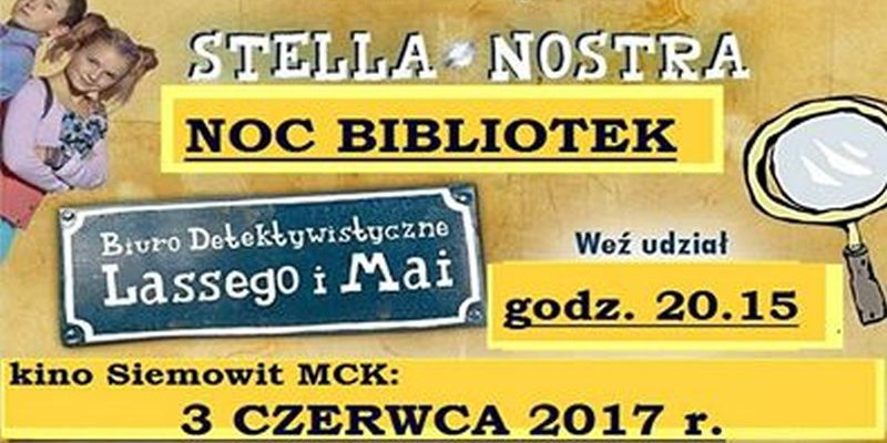 Noc w Bibliotece: zabierz dzieci na film - Zdjęcie główne