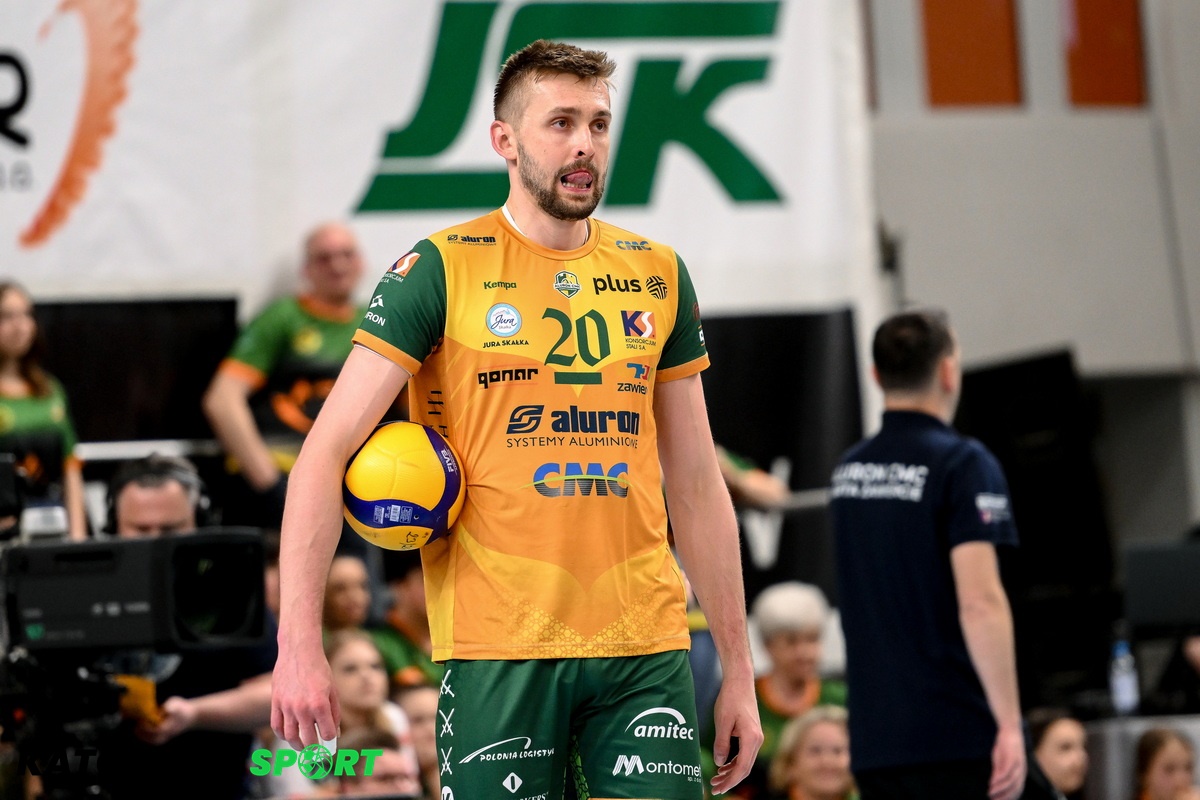 28.04.2024. PlusLiga. Jastrzębski Węgiel - Aluron CMC Warta Zawiercie 3:1