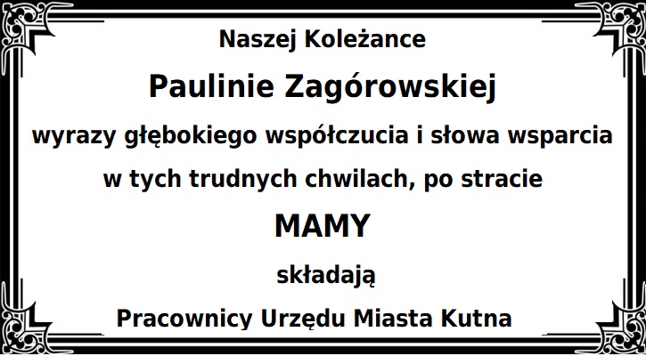 Kondolencje - Zdjęcie główne