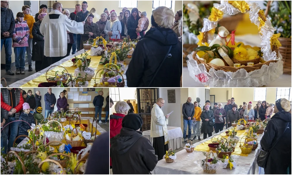 Wielka Sobota w Kutnie. Trwa święcenie pokarmów  [ZDJĘCIA] - Zdjęcie główne