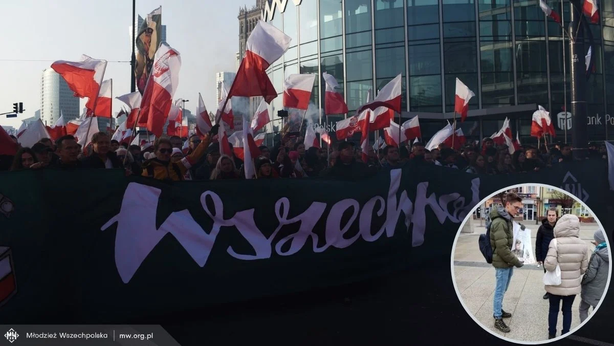 Młodzież Wszechpolska w Kutnie. Już można spotkać ich na ulicach [ZDJĘCIA] - Zdjęcie główne