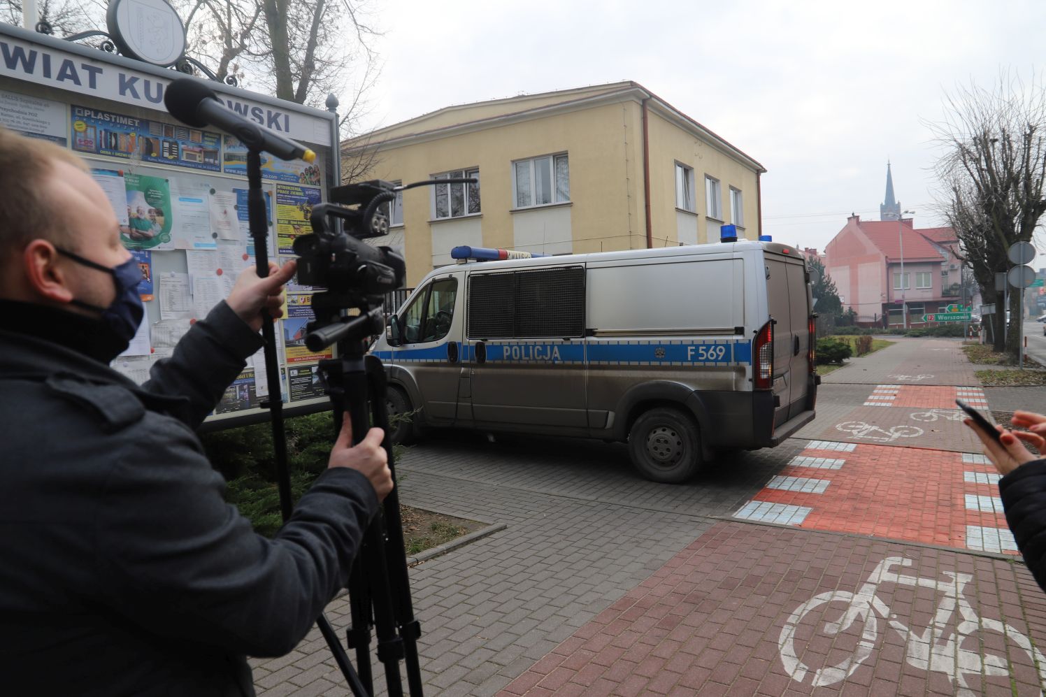 Policję wezwał jeden z pracowników starostwa powiatowego w Kutnie.