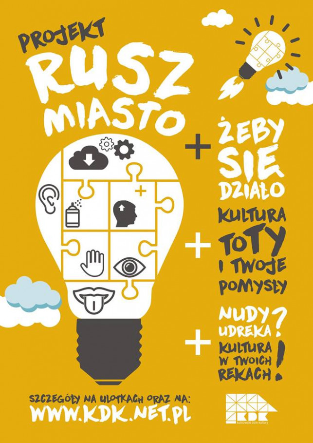 Rusz Miasto - zgłoszenia na projekt kulturalny tylko do czwartku! - Zdjęcie główne