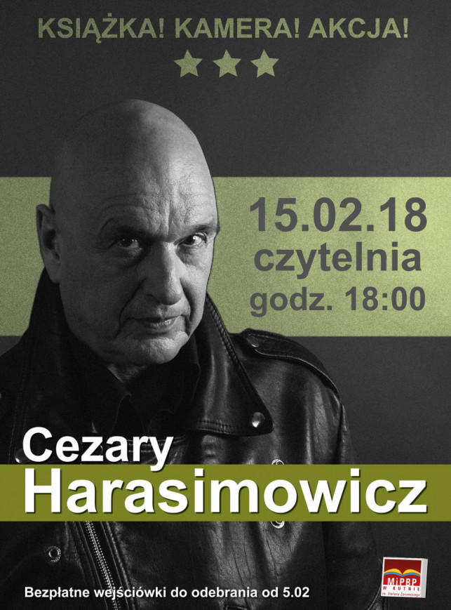 Cezary Harasimowicz zagości w kutnowskiej bibliotece - Zdjęcie główne