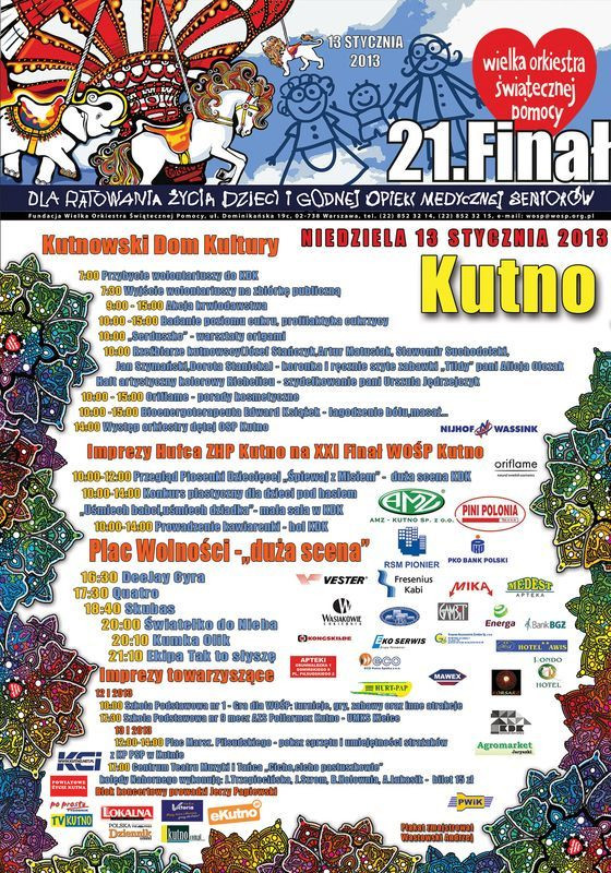 Program XXI Finału WOŚP - Zdjęcie główne
