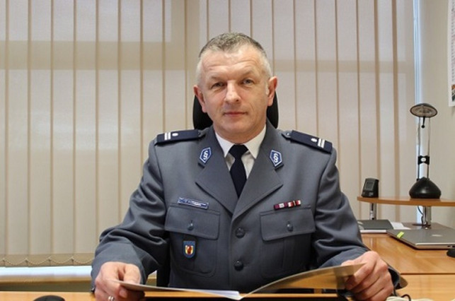 Komendant kutnowskiej policji, podinsp. Józef Poreda