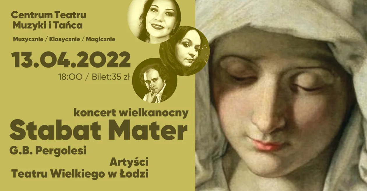 Koncert Wielkanocny Stabat Mater w CTMiT. Bilety już w sprzedaży - Zdjęcie główne