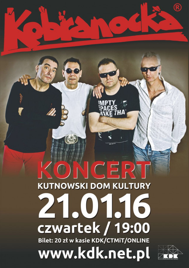 Kobranocka zagra w KDK! - Zdjęcie główne