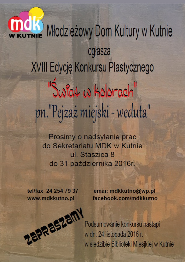 "Pejzaż miejski  - weduta" - Zdjęcie główne