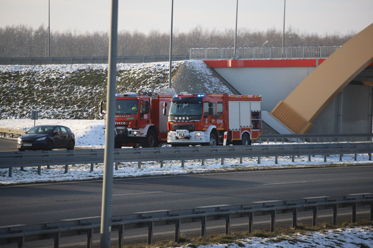 Do zdarzenia doszło na A1 pod Kutnem.
