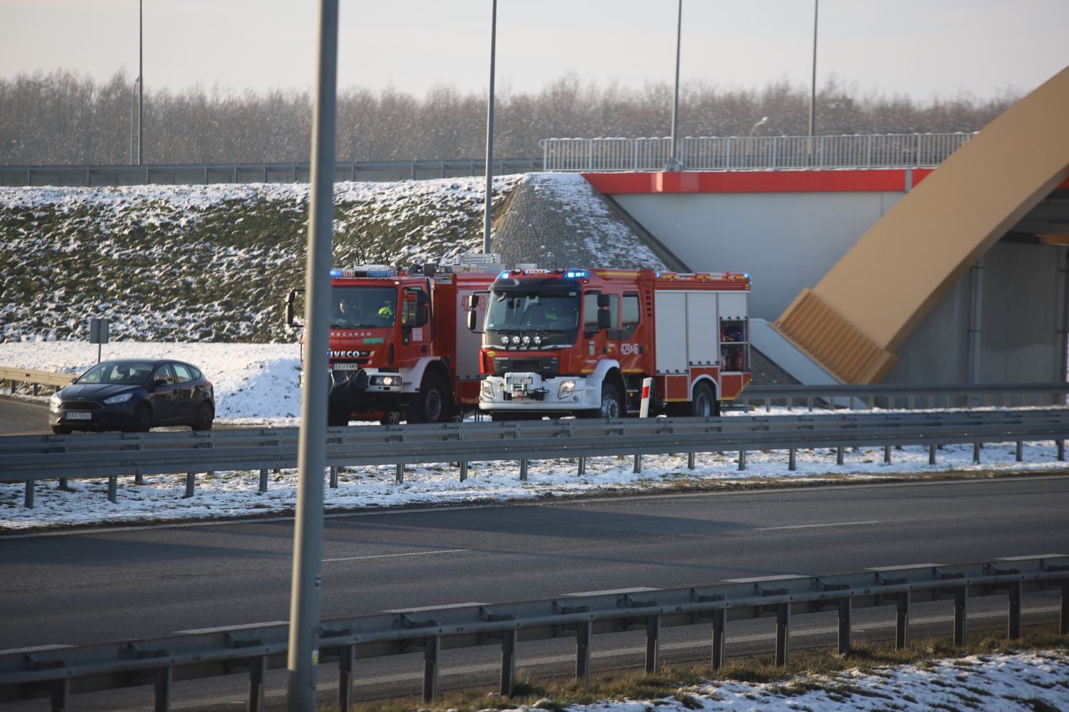 Do zdarzenia doszło na A1 pod Kutnem.