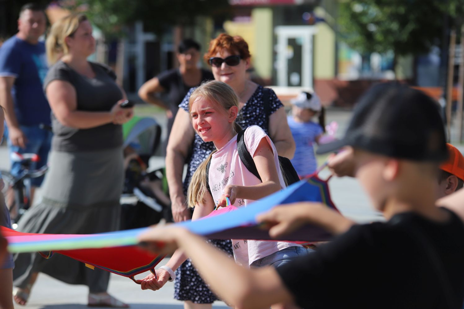 Na kutnowskim Placu Wolności zorganizowano gry i zabawy dla dzieci