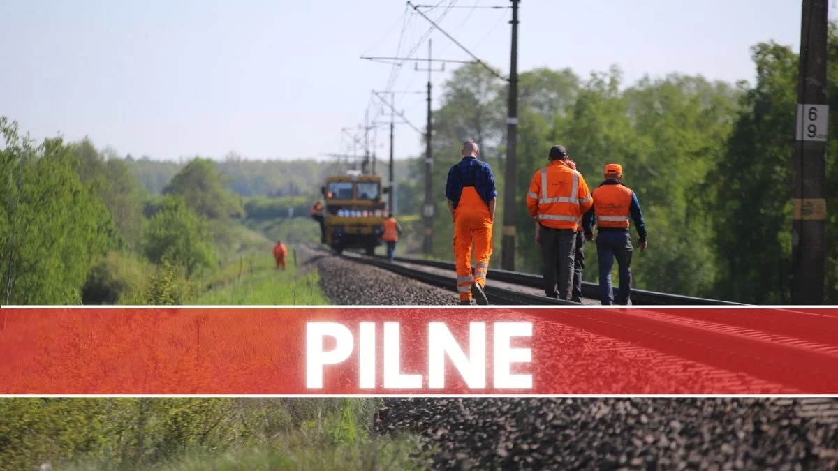 Awaria na ważnej trasie kolejowej w woj. łódzkim. PKP PLK wydaje komunikat dla podróżnych
