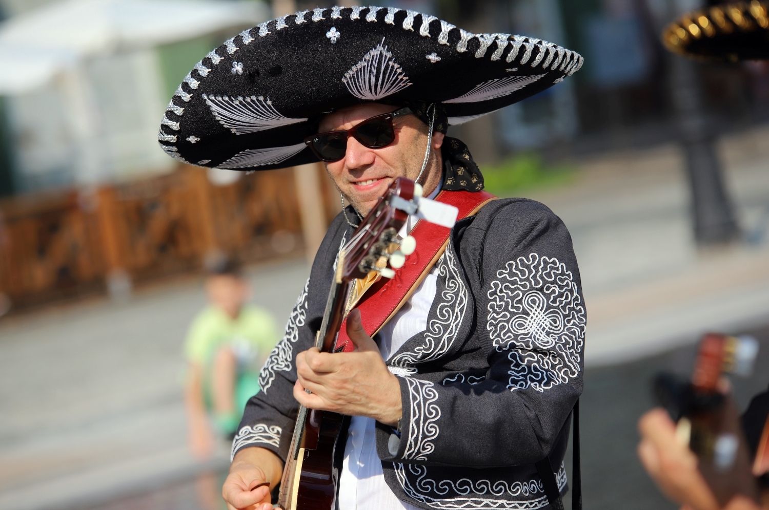 Na placu Wolności zagrało Trio Mariachi