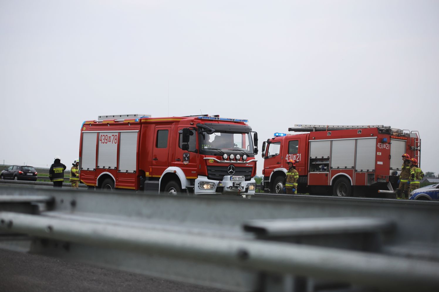 Na autostradzie A1 pod Kutnem doszło do kolejnego wypadku