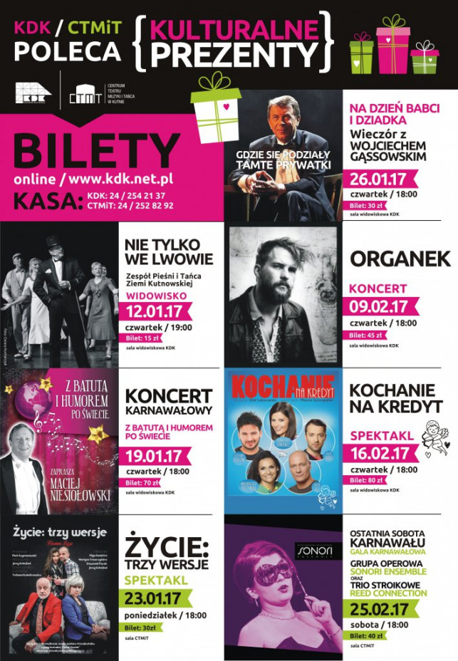 Kulturalne prezenty z KDK - Zdjęcie główne