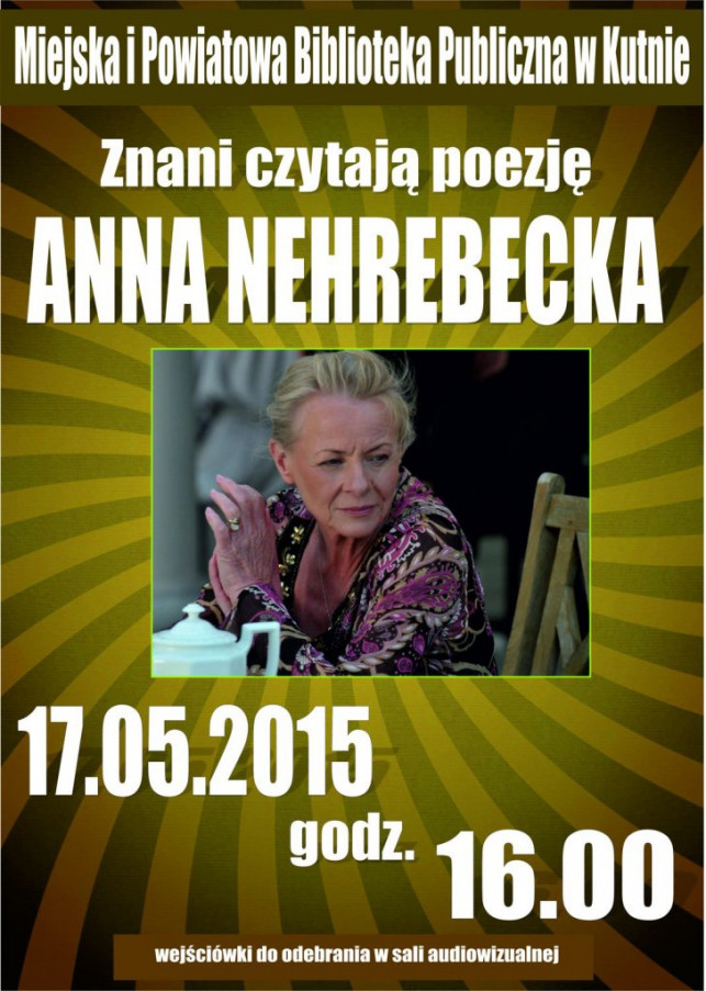 Spotkanie z Anna Nehrebecką - Zdjęcie główne