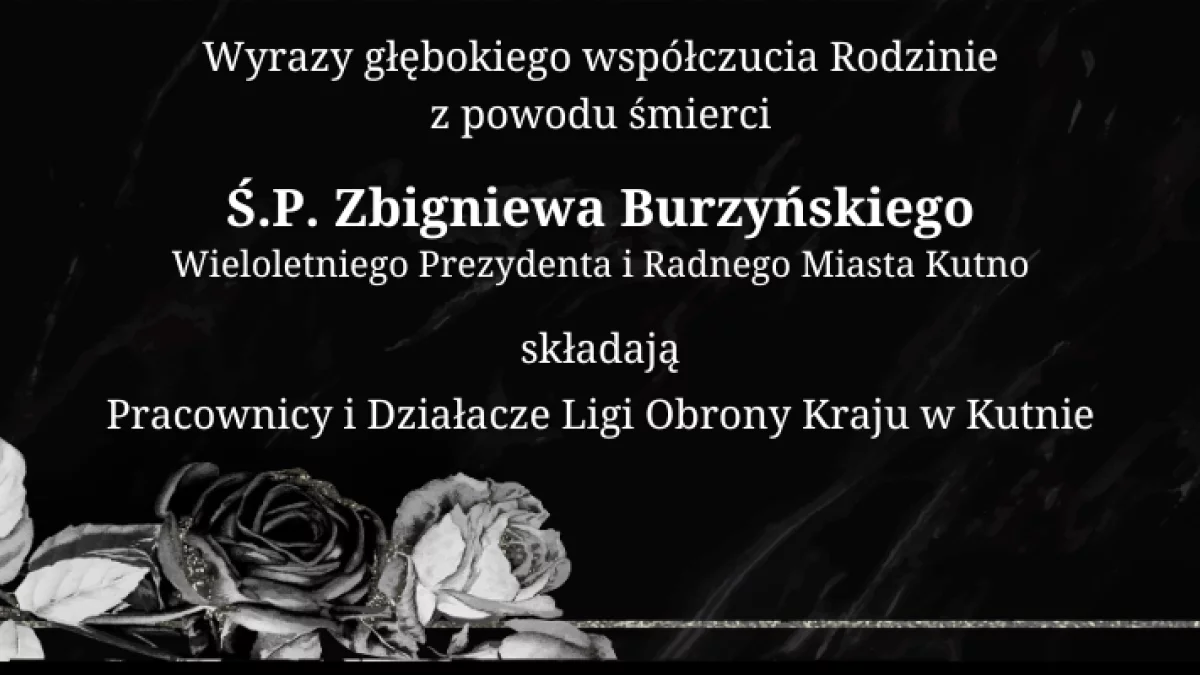 Kondolencje Liga Obrony Kraju - Zdjęcie główne