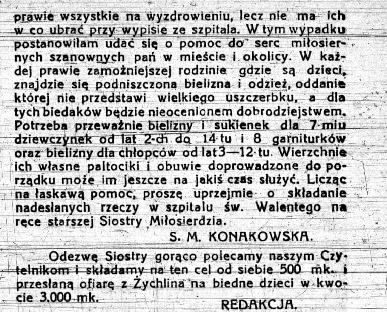 Co działo się w Kutnie w 1922 roku?