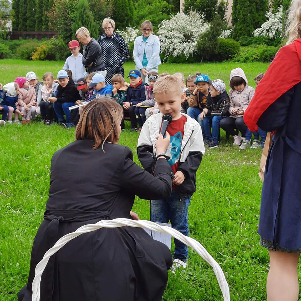 Katarzyna Erdman wcieliła się w role Czerwonego Kapturka