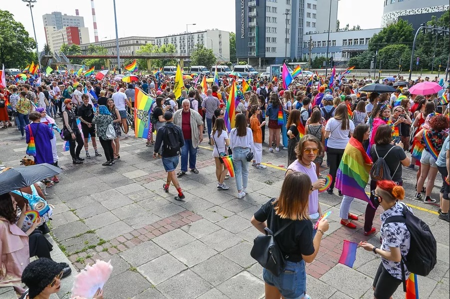 W Łodzi odbył się Marsz Równości. Wzięli w nim udział mieszkańcy powiatu kutnowskiego