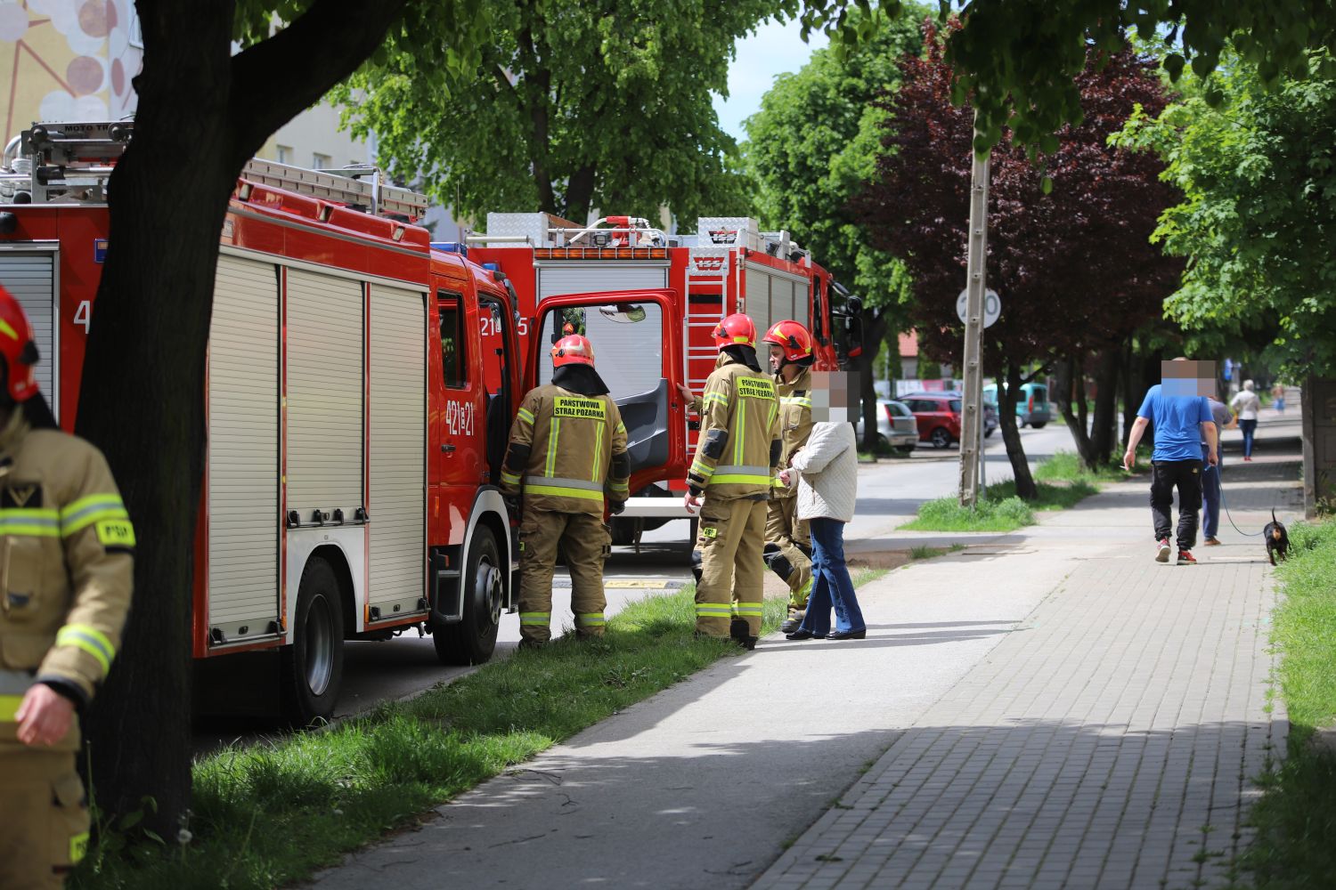 W Kutnie doszło do nietypowego pożaru - w jednym z bloków paliła się pościel