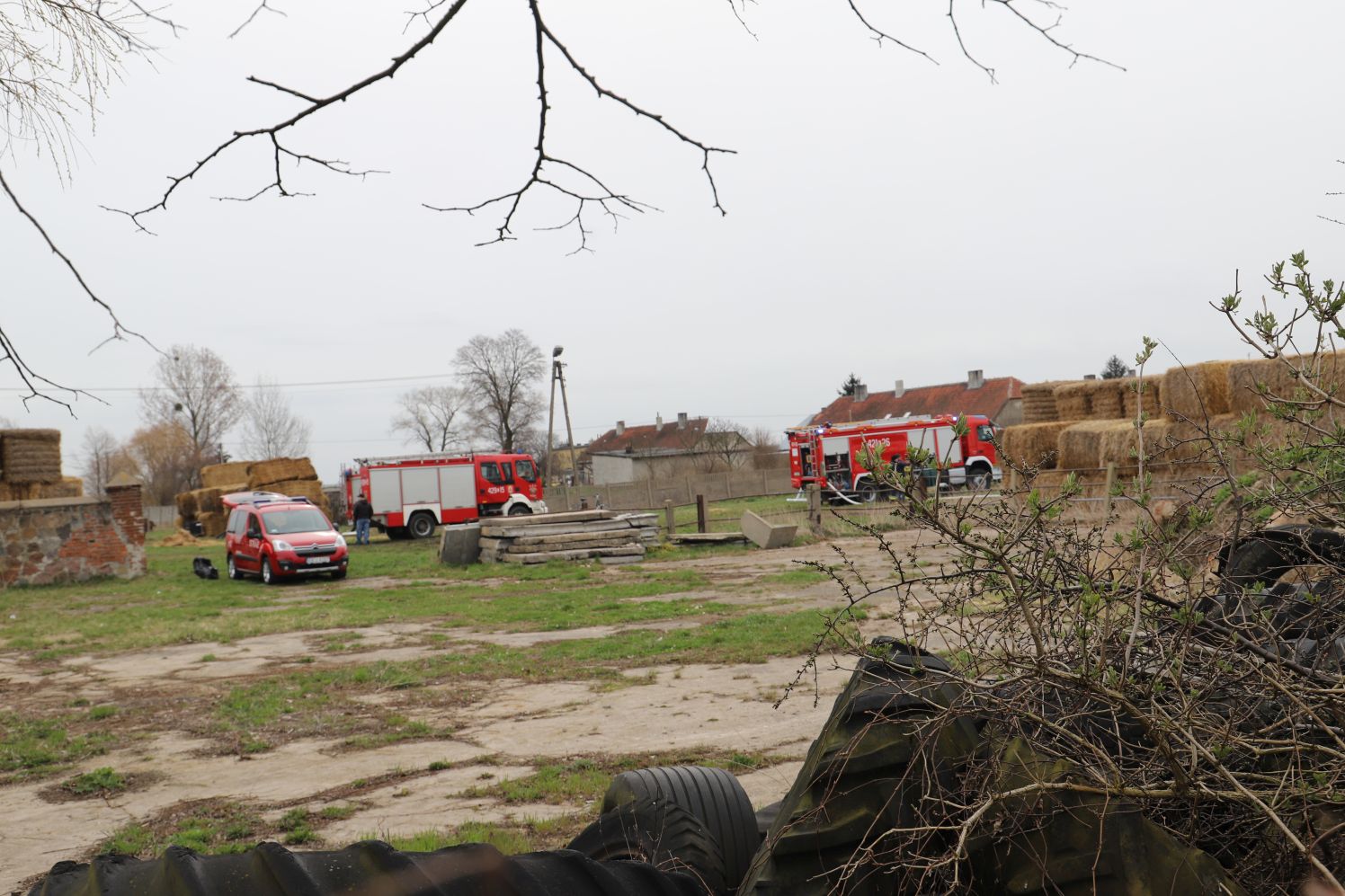 Przyczyną pożaru w powiecie kutnowskim było prawdopodobnie podpalenie