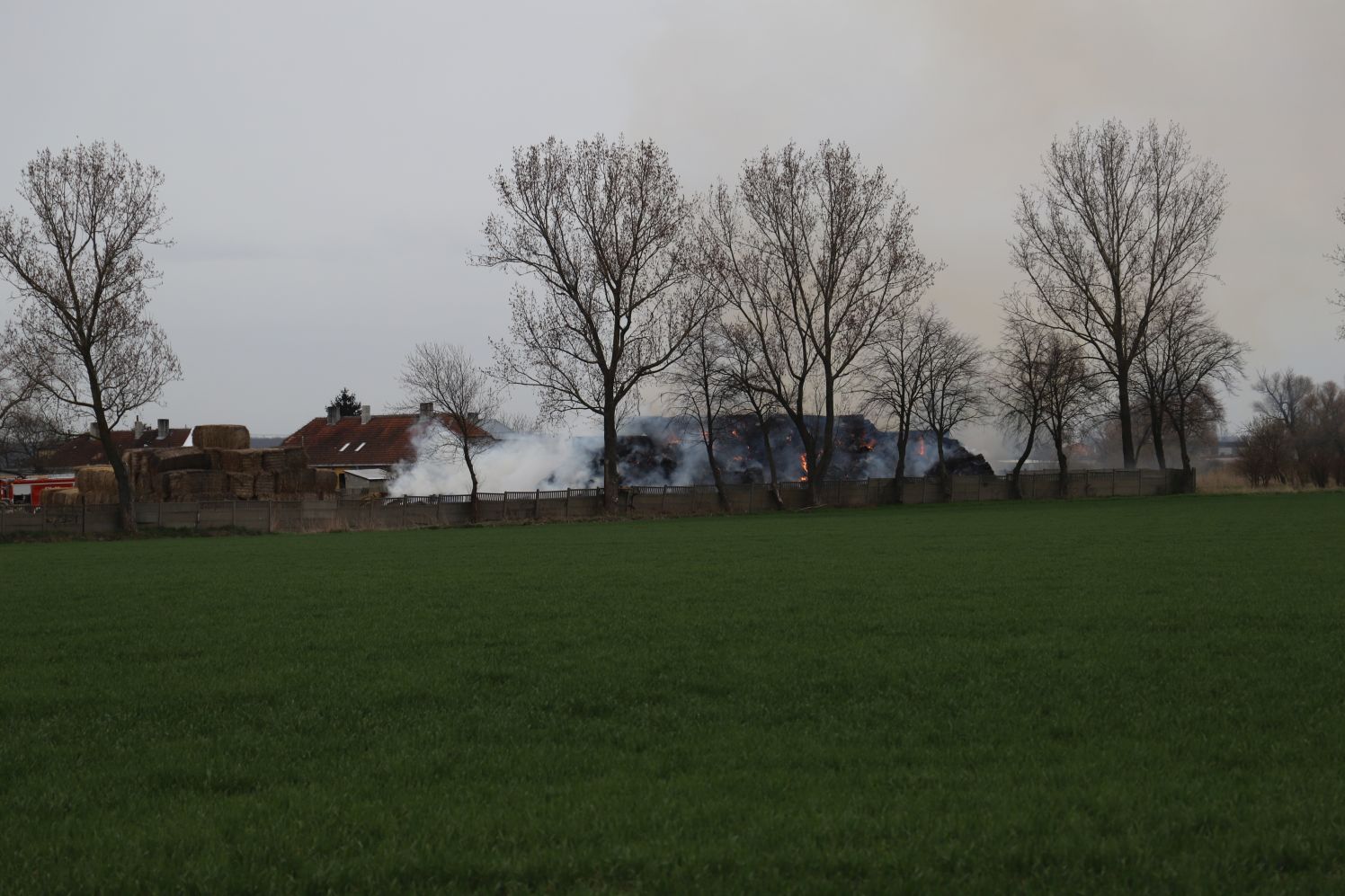 Przyczyną pożaru w powiecie kutnowskim było prawdopodobnie podpalenie