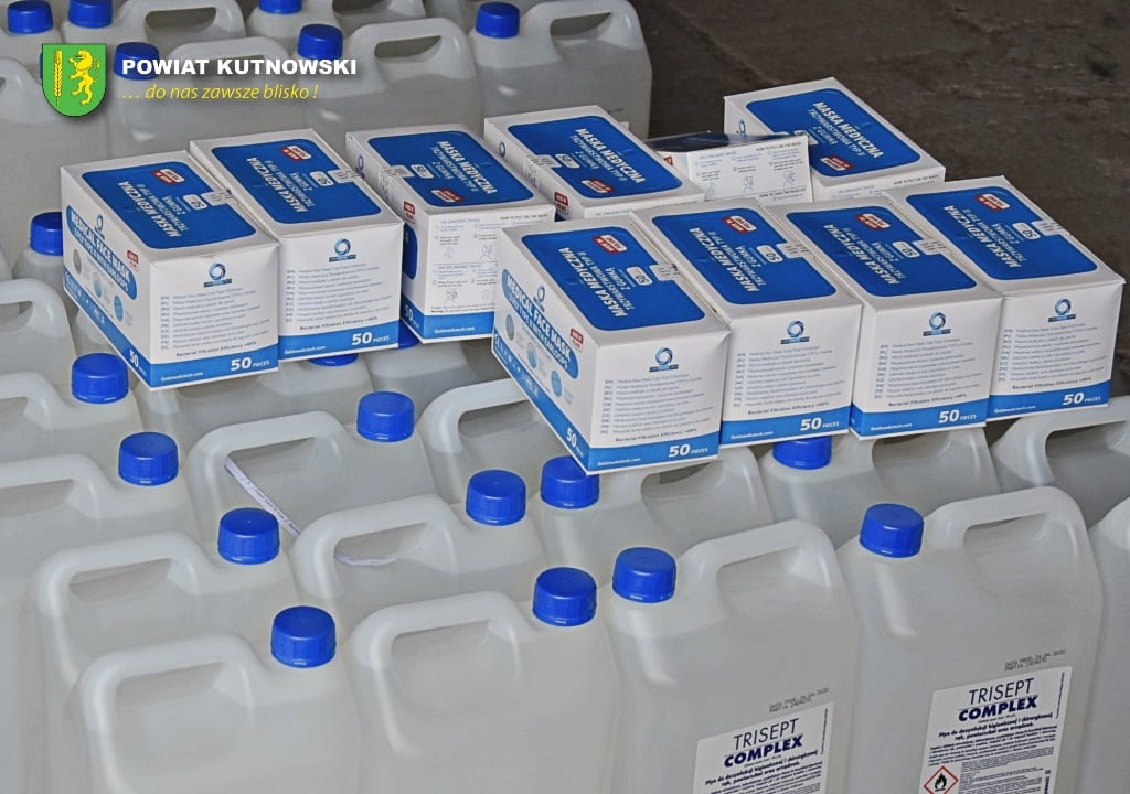 Do powiatu kutnowskiego trafiły środki ochrony dla szkół