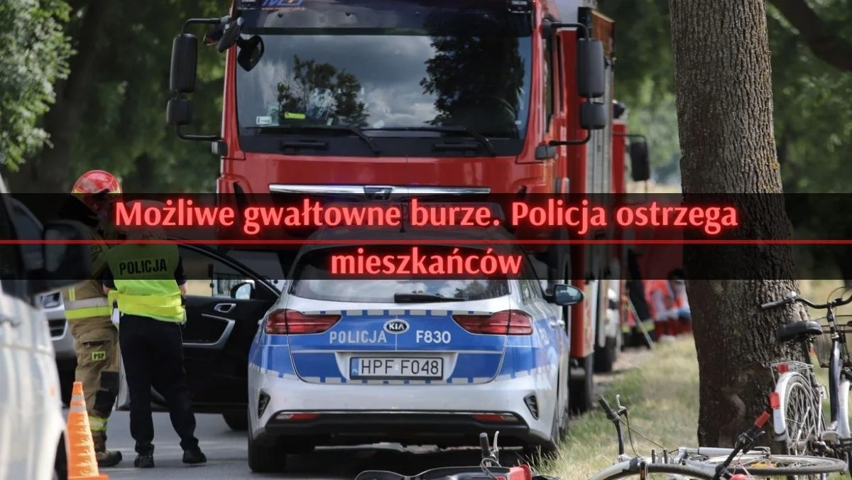 Teraz upały, potem możliwe gwałtowne burze. Policja apeluje do mieszkańców - Zdjęcie główne