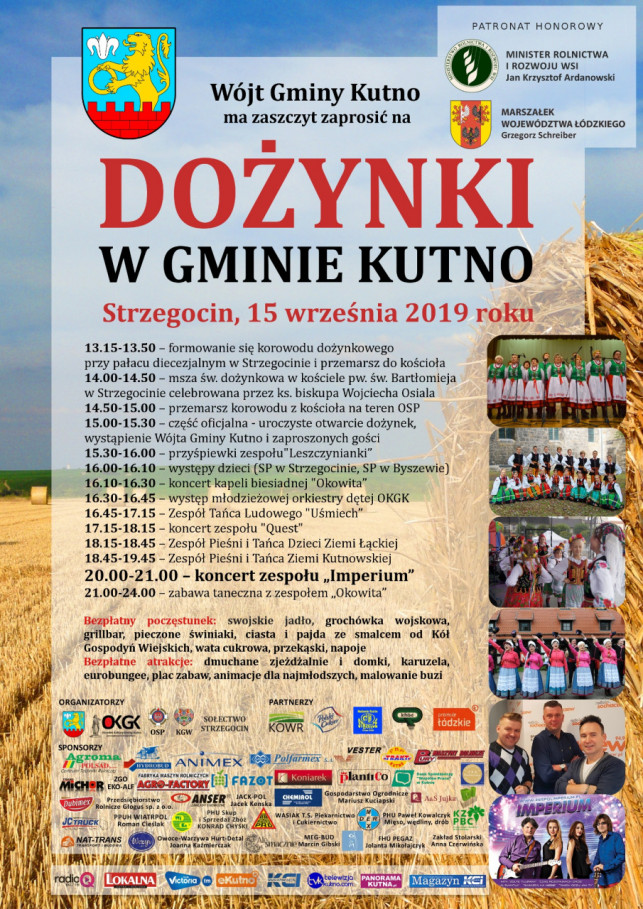 Dożynki w gminie Kutno - Zdjęcie główne