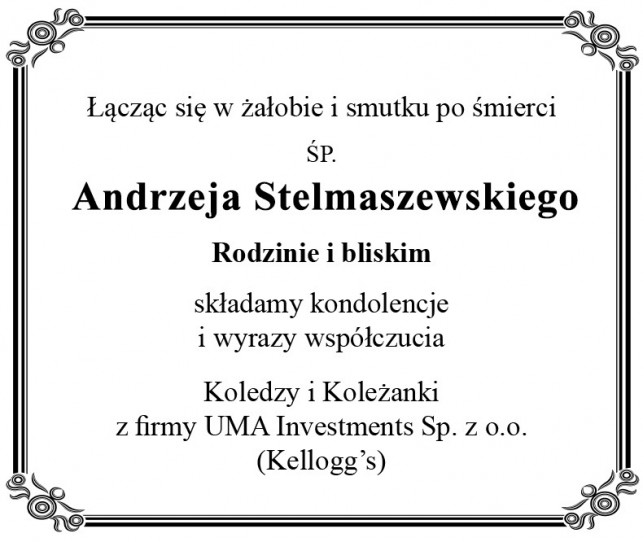 Kondolencje. - Zdjęcie główne