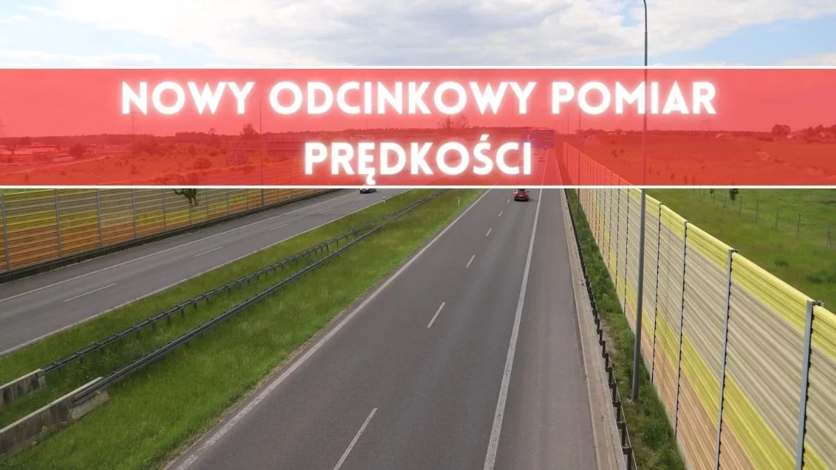 Nowy odcinkowy pomiar prędkości. Zamontowali go na popularnej trasie - Zdjęcie główne