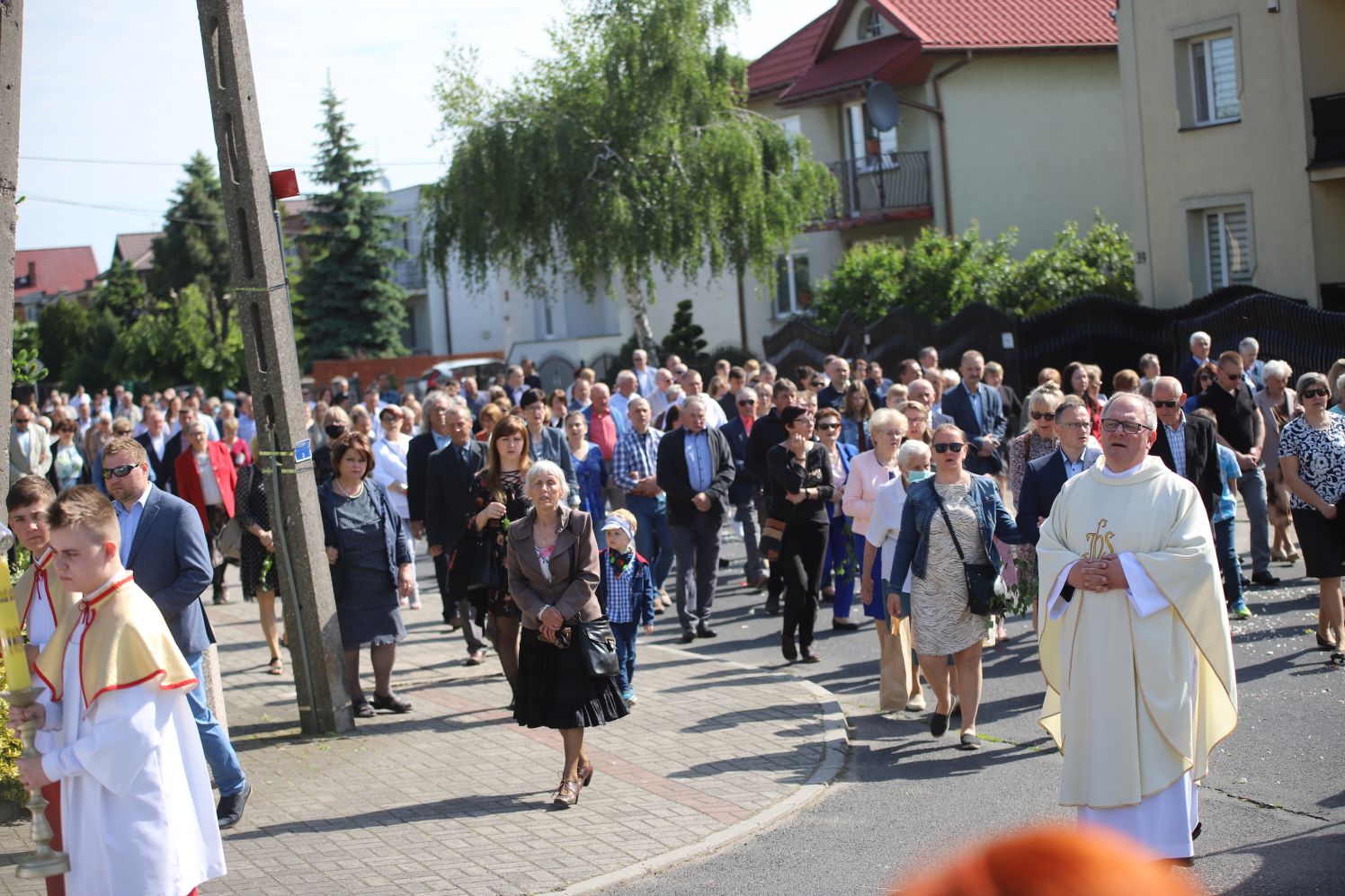 Ulicami kutnowskiego Dybowa przeszła procesja Bożego Ciała