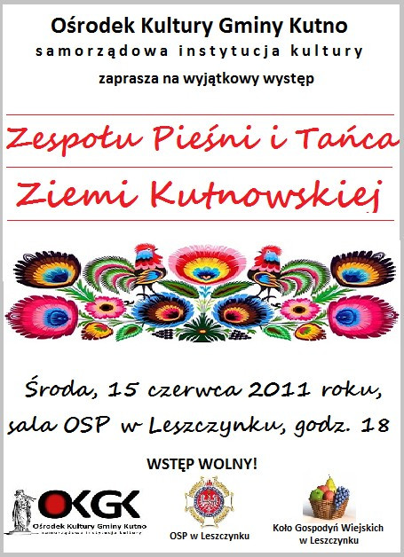 Koncert Zespołu Pieśni i Tańca Ziemi Kutnowskiej - Zdjęcie główne