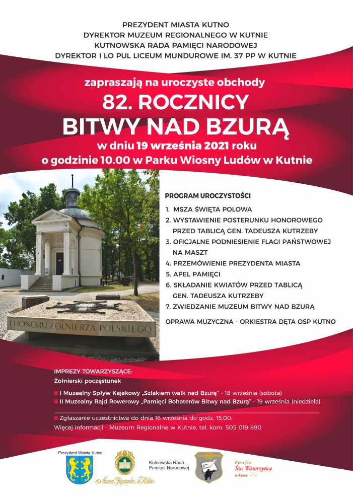 W Kutnie odbędą się uroczystości z okazji rocznicy Bitwy nad Bzurą