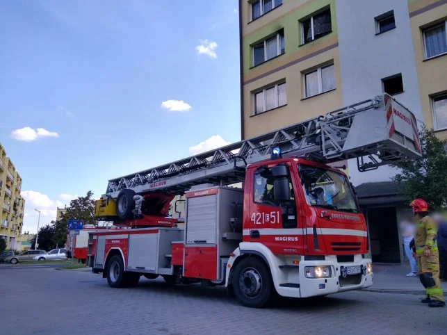 Kutno: Dziecko zamknęło mamę na balkonie. Interweniowali strażacy - Zdjęcie główne