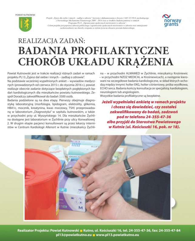Badania profilaktyczne chorób układu krążenia - Zdjęcie główne