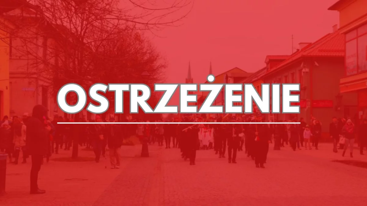 Alert Zarządzania Kryzysowego dla województwa łódzkiego. Dotyczy kilkunastu powiatów - Zdjęcie główne