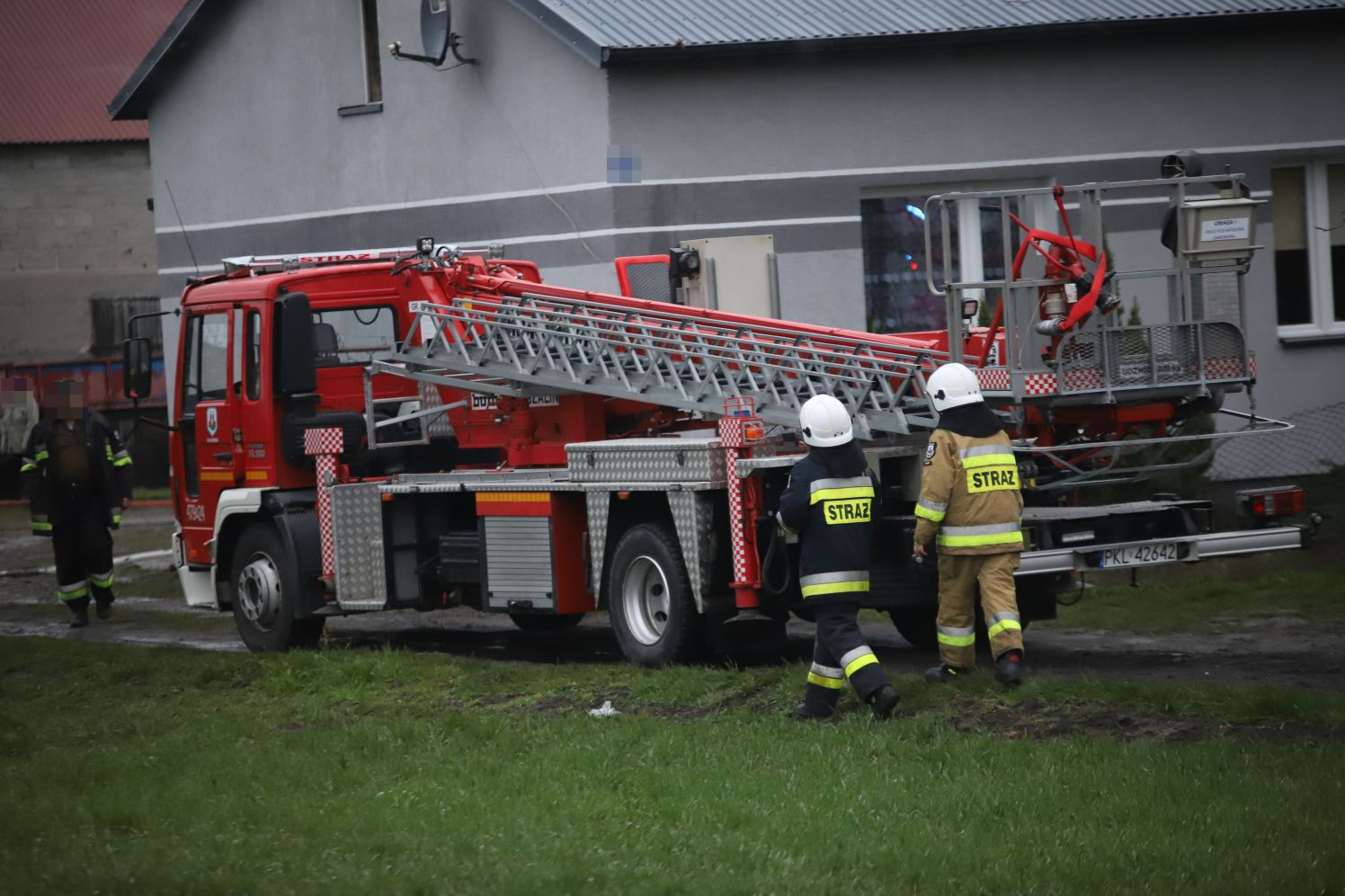 Strażacy z Kutna pomagali gasić pożar w sąsiednim powiecie