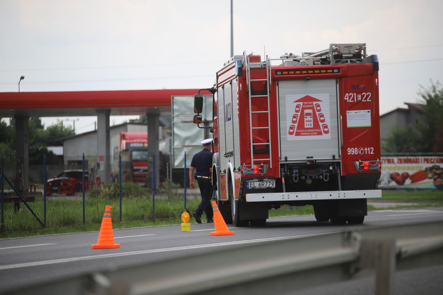 Sprawcą wypadku z udziałem młodego motocyklisty pod Kutnem był nietrzeźwy 40-latek